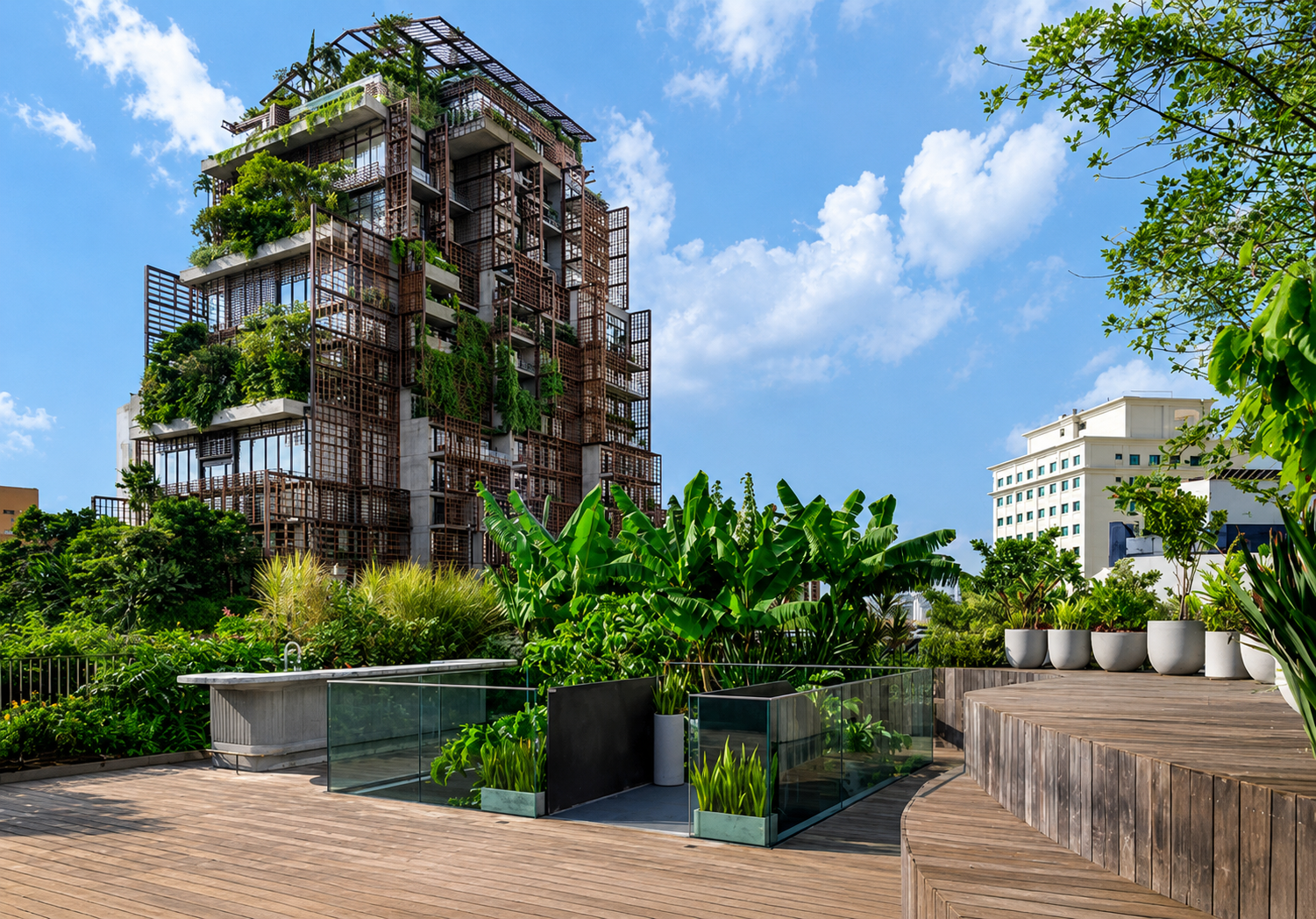 Aya · Rooftop verde do Rosewood São Paulo